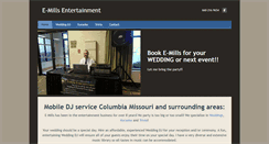 Desktop Screenshot of emillsentertainment.com